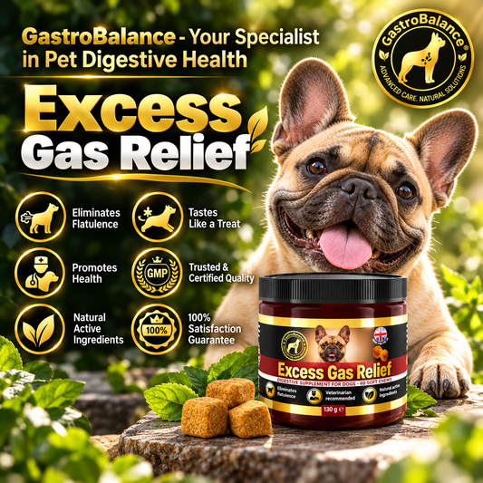 your dog’s tummy has been a little too “talkative” lately… you know exactly what I mean 🐶💨